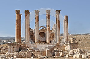 Artemis temple,Jerash photo