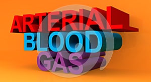 Arterial blood gas