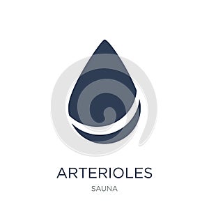 Arterioles icon. Trendy flat vector Arterioles icon on white background from sauna collection