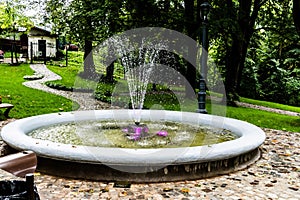 Artesia fountain in the Monastery park photo