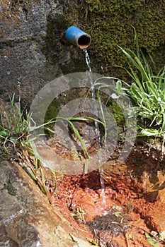 Artesian water stream