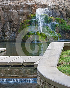 Artesian well at The Big Spring in downtown Huntsville Alabama photo