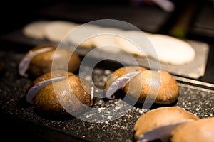 Artful Arrangement of Shiitake Mushrooms