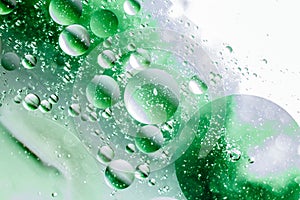 An artful colorful background with bubbles. Abstract background