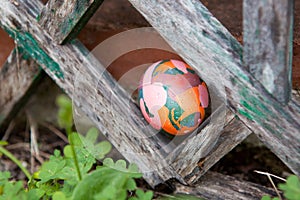 Artfully Painted Easter Egg