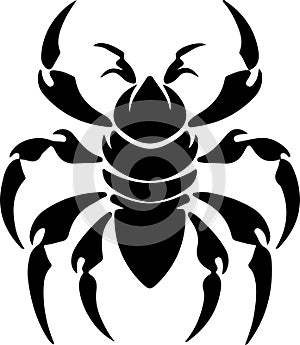 arthropod Black Silhouette Generative Ai