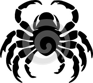 arthropod Black Silhouette Generative Ai