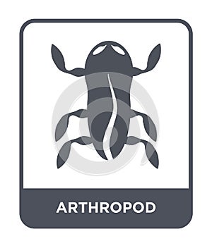 arthropod icon in trendy design style. arthropod icon isolated on white background. arthropod vector icon simple and modern flat photo