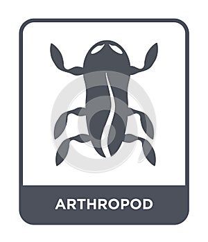 arthropod icon in trendy design style. arthropod icon isolated on white background. arthropod vector icon simple and modern flat