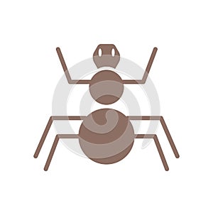 Arthropod icon vector isolated on white background, Arthropod sign , historical stone age symbols photo