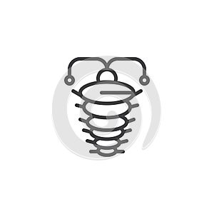 Arthropod outline icon photo