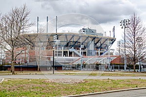 Arthur Ashe Stadion, Queens side view, New York City