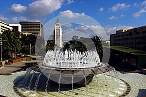 Arthur J. Will memorial Fountain in downtown Downtown Los Angeles.