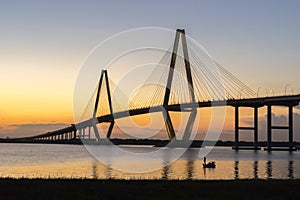 Arthur Ravenel Jr. Bridge at Dusk