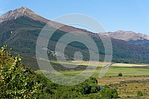 Arthur`s Pass in the Canterbury region of New Zealand