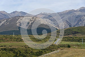 Arthur`s Pass in the Canterbury region of New Zealand