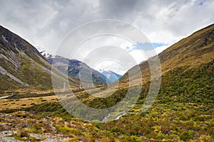 Arthur's Pass Valley, New Zealand