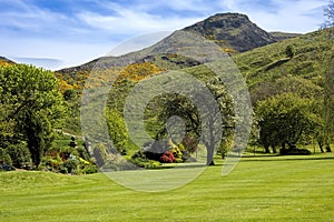 Arthurs Seat in Holyrood Park, Scotland photo