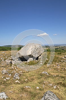 Arthur\'s Stone (Neolithic burial chamber), Cefn Bryn, Gower Peninsula, Swansea, South Wales, UK
