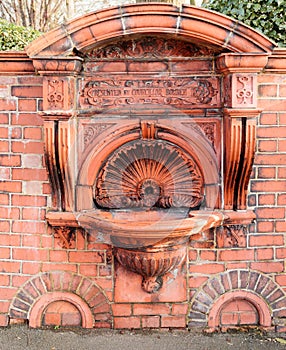 THE ARTHUR WILKINSON MEMORIAL Drinking FOUNTAIN.Erected by his mother & sisters