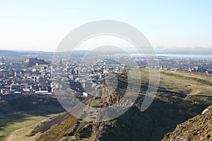 Arthurs Seat to the Ochil Hills photo