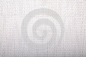 Artic white delicate plush acrylic wool woven fabric texture closeup for seamless background