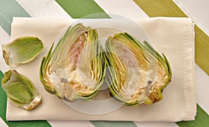 Artichoke halves