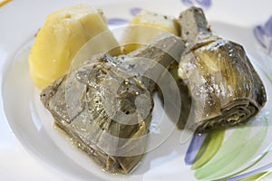 Artichokes alla giudia