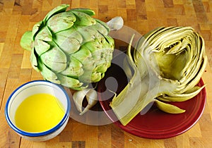 Artichokes and Butter photo