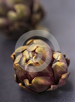 Artichokes in the light