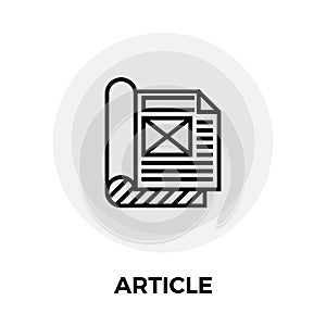 Article Flat Icon
