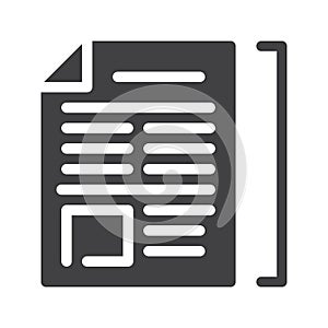 Article icon vector