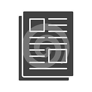 Article icon vector image.