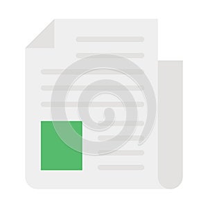 Article, journal Vector icon which can easily modify