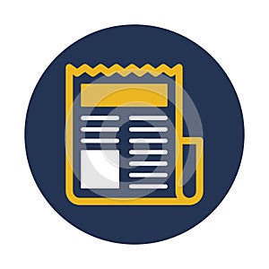 Article, journal Vector icon which can easily modify