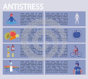 Article about Relaxation and Antistress, Banner.