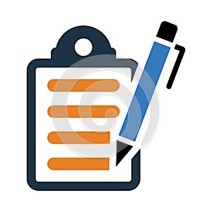 article, report, pen, article submission icon