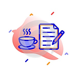 Article writing, content, writing, article fully editable vector icons
