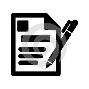 Article writing Isolated Vector icon which can easily modify or edit