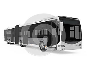 Articulated City Bus Isolated