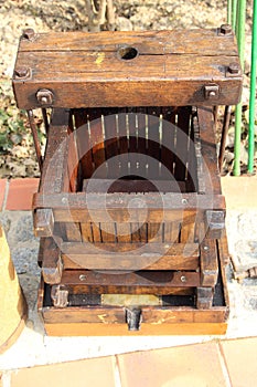 Artifact of wine making