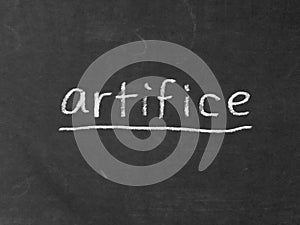 Artifice Concept Word photo
