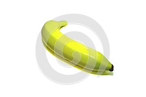 Artificial Banana iso lated.