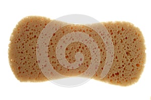 Artificial bath sponge texture for bathing