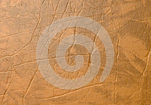 Artificial beige leather texture