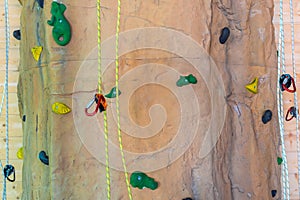 artificial climbing wall, climbing wall for practicing