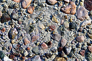 Artificial conglomerate rock concrete
