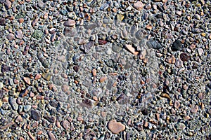 Artificial conglomerate rock concrete