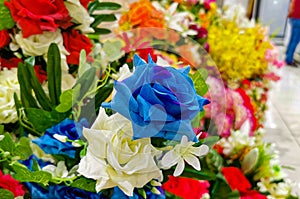 Artificial , decorative, plastic flowers available for sale