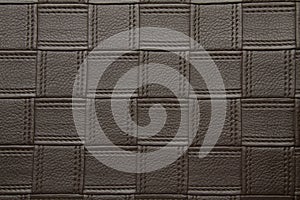 Artificial fabric square texture medium taupe grey color photo